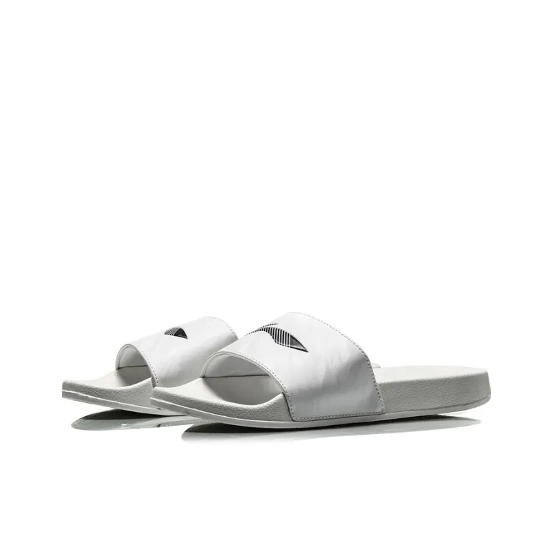 LiNing EVA Quiet Slide Slippers Men's White-2