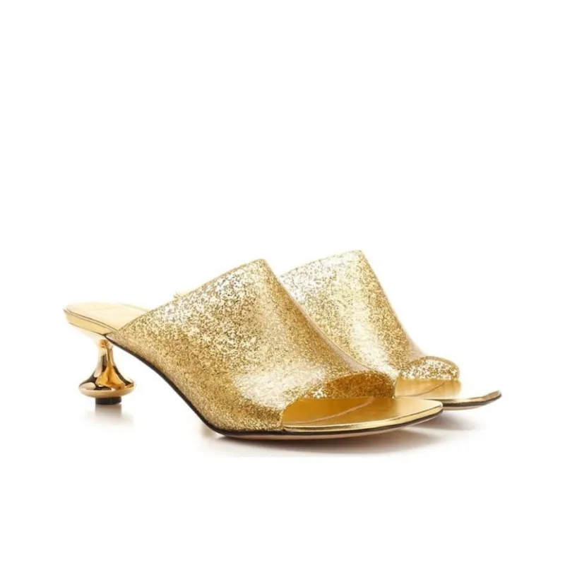 LOEWE Slide Slippers 4.5cm Women's Transparent Gold-2