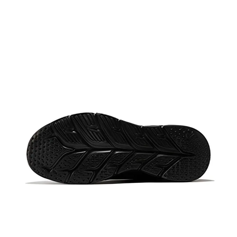 361° Cushioned Anti Slip And Wear Resistant Warm Rebound Low Top Running Shoes Men's Black-3