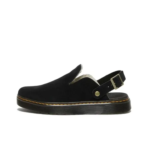 Dr.Martens Rubber Sole Slip Resistant Odor Resistant Slide Slippers Unisex Black