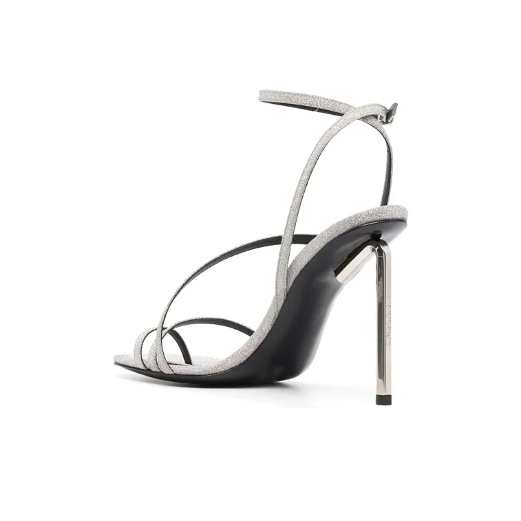 OFF-WHITE Allen Stylish Sandal 11cm Women's Silver-3