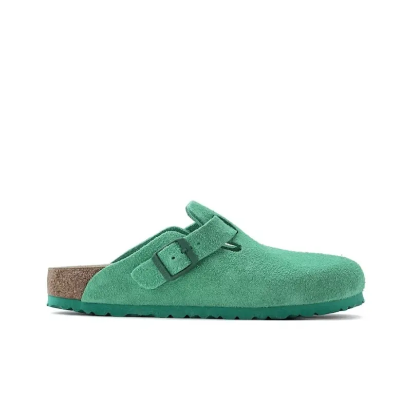 Birkenstock Boston Suede Bold Green-1