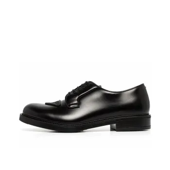 PRADA Dress Shoes Men Low-Top Black