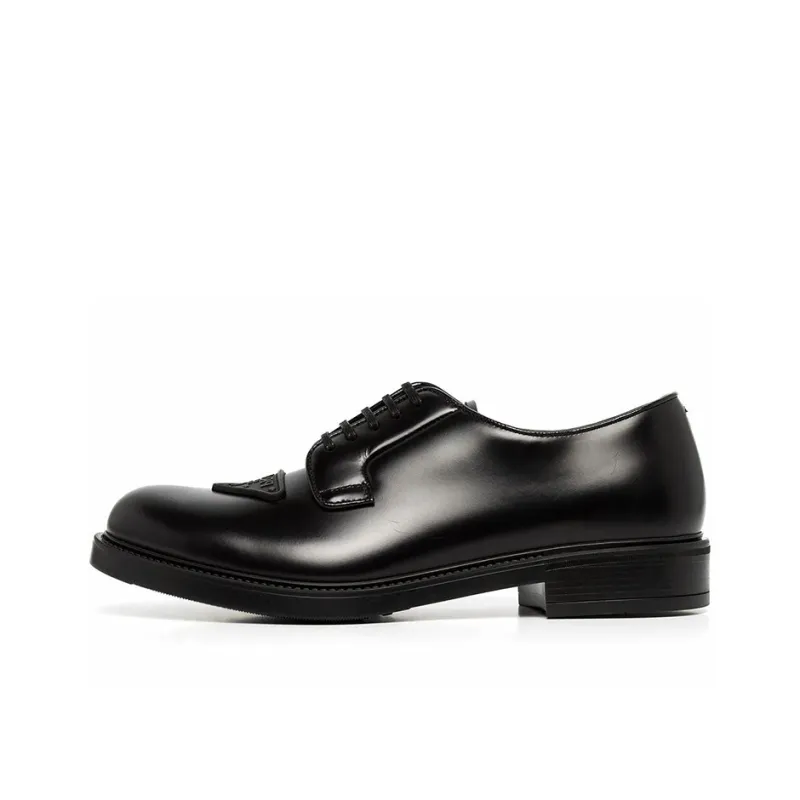 PRADA Dress Shoes Men Low-Top Black-0