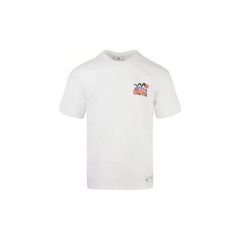 Adidas T Shirts Men White-1