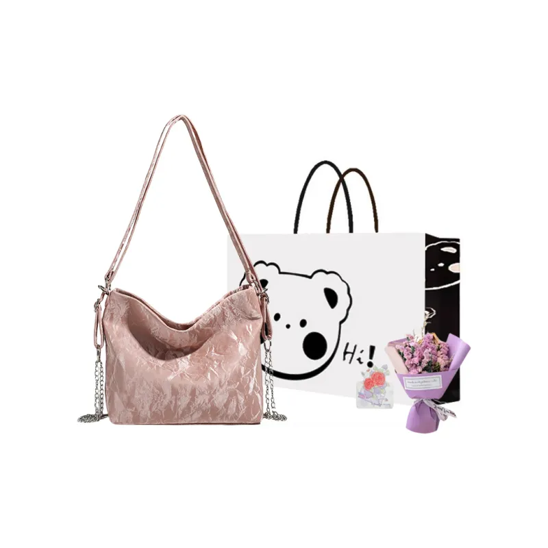 NX DOUGHNUT PU Shoulder Bag Regular Women's Pink-4