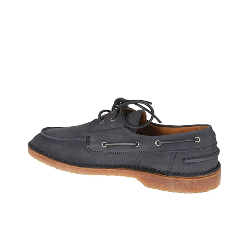 BUTTERO Round Toe Lace Up Shoes-3