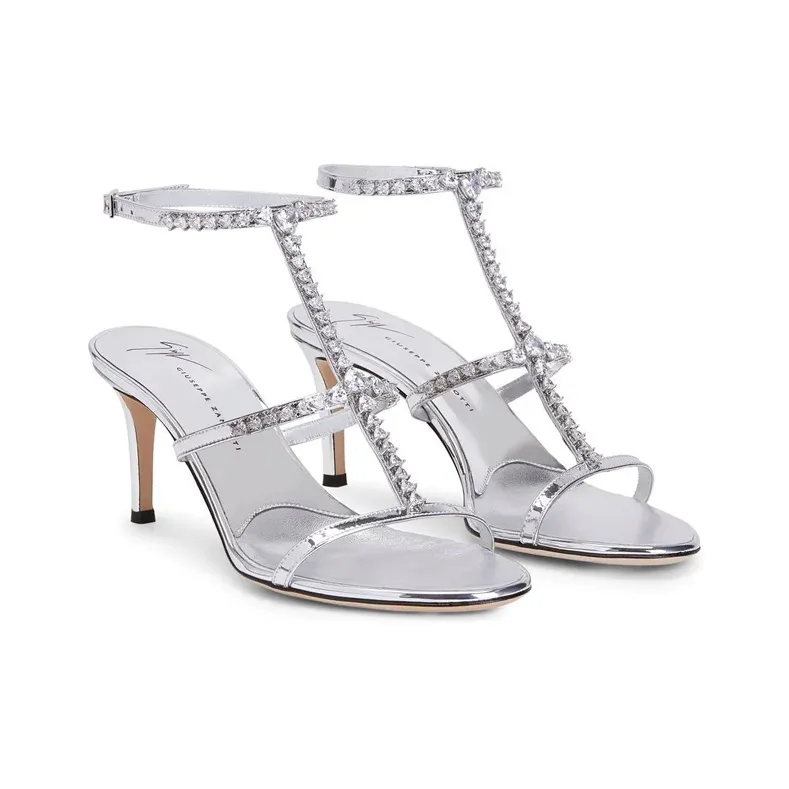Giuseppe Zanotti Crystal Embellishment High heeled Sandals-2