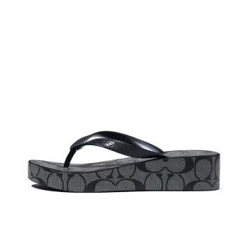 COACH EVA Slide Slippers Women's Black
