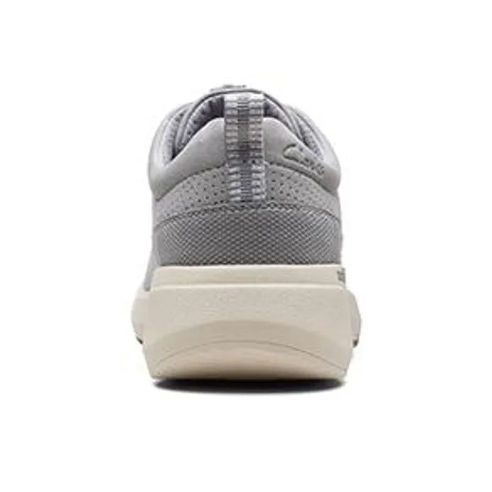 Clarks Slip Resistant Breathable Low Top Sports Casual Shoes Men's Gray-4