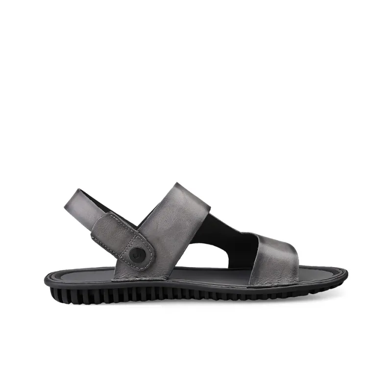 BECK Beach Sandals Men Black/Gray-5