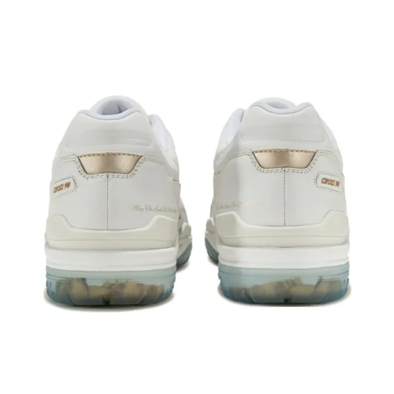 Saucony Cross 90 Slip Resistant Cushioning Abrasion Resistant Low Top Skateboard Shoes Unisex White Brown-3