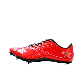 HEALTH Cushioned Slip Resistant Low Top Training Shoes Unisex Red White