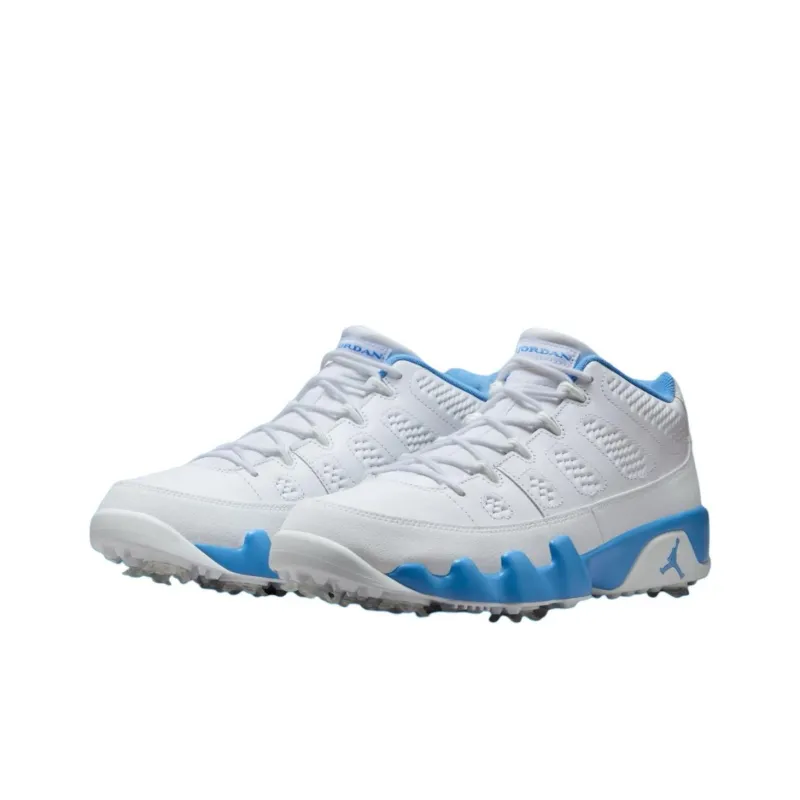 Air Jordan 9 Retro Low Golf 'White University Blue'-2