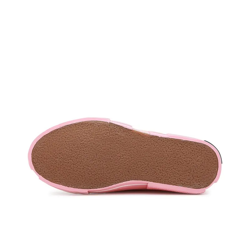 VESSEL G.O.P. Slip On Durable Breathable Low Top Skateboard Shoes Unisex Pink-4