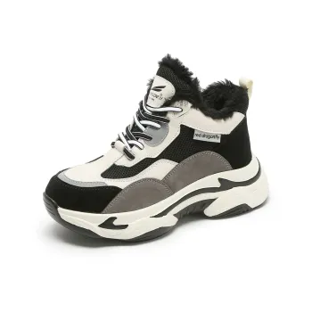 RED DRAGONFLY Thermal High Top Chunky Sneakers 5cm Women's