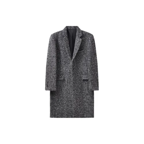 Unica Homme Coats Men Gentleman Black