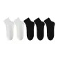 Crew Socks Black 3+White 2