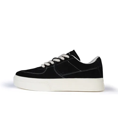 Varib Skateboard Shoes Unisex Low-Top Black