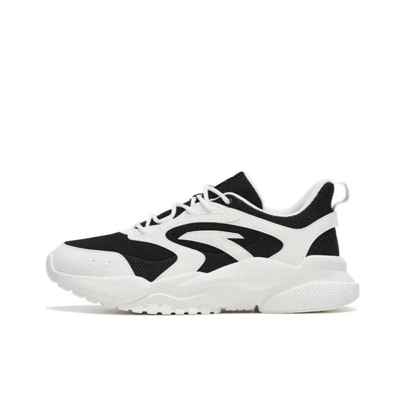 Anta Chao Bai TD Cushioning Anti Slip And Wear Resistant Low Top Sports Casual Shoes Women's White Black-0
