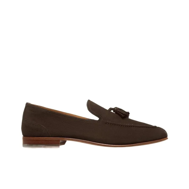 BALLY Suisse Tassel-detail Suede Loafers-1
