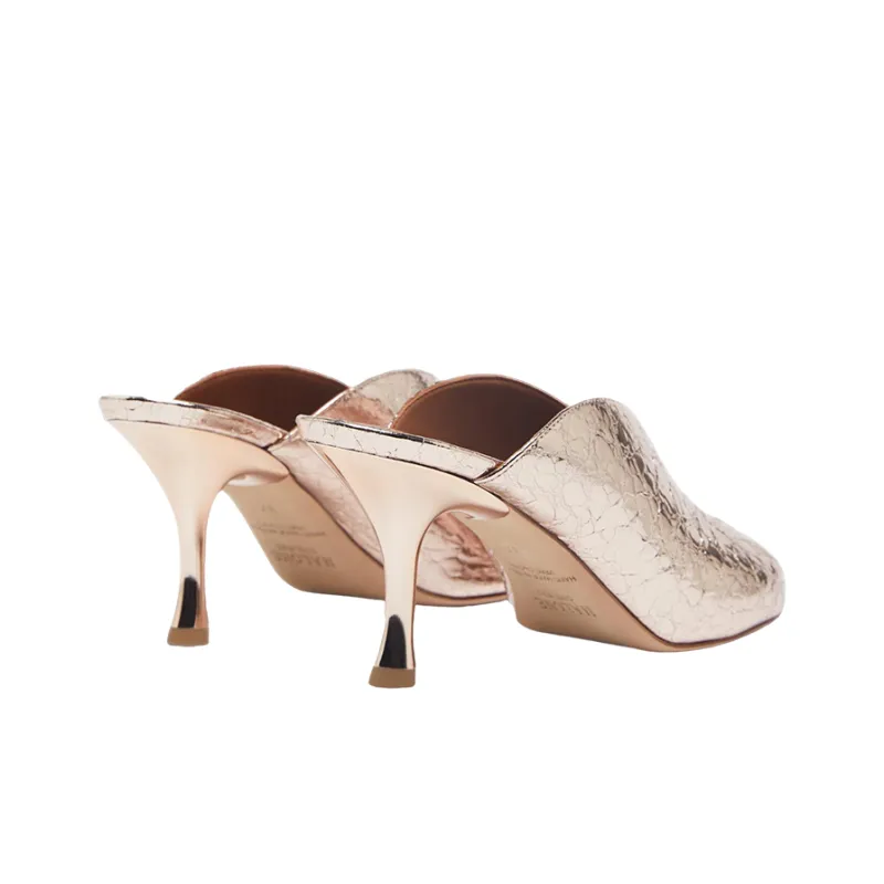 Malone Souliers Henri Slide Slippers 7cm Women's Bronze-4