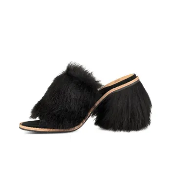 UGG Rubber Sole Slide Slippers Women's Black