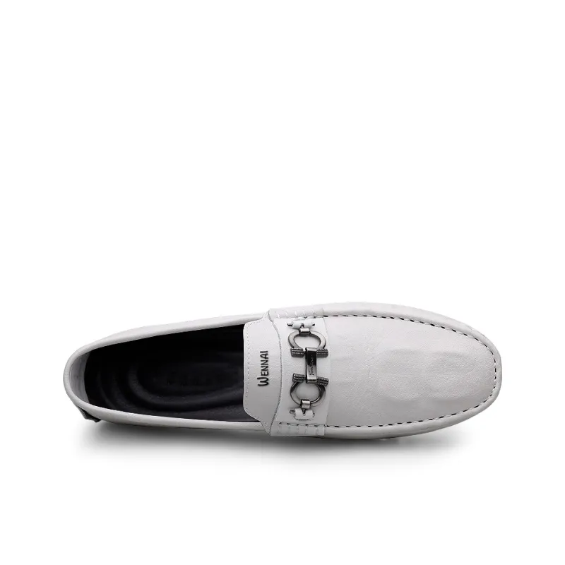 Wen Nai Beanie Shoes Men's White-4