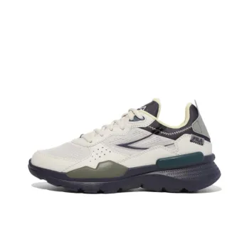 FILA Tri Force Trainer Anti Slip Wear Resistant Low Top Casual Shoes Unisex Ecru Korean Style