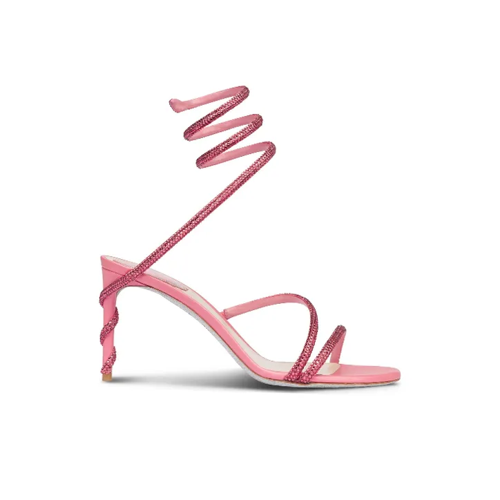 RENE CAOVILLA One Strap Sandals Women's Pink-1