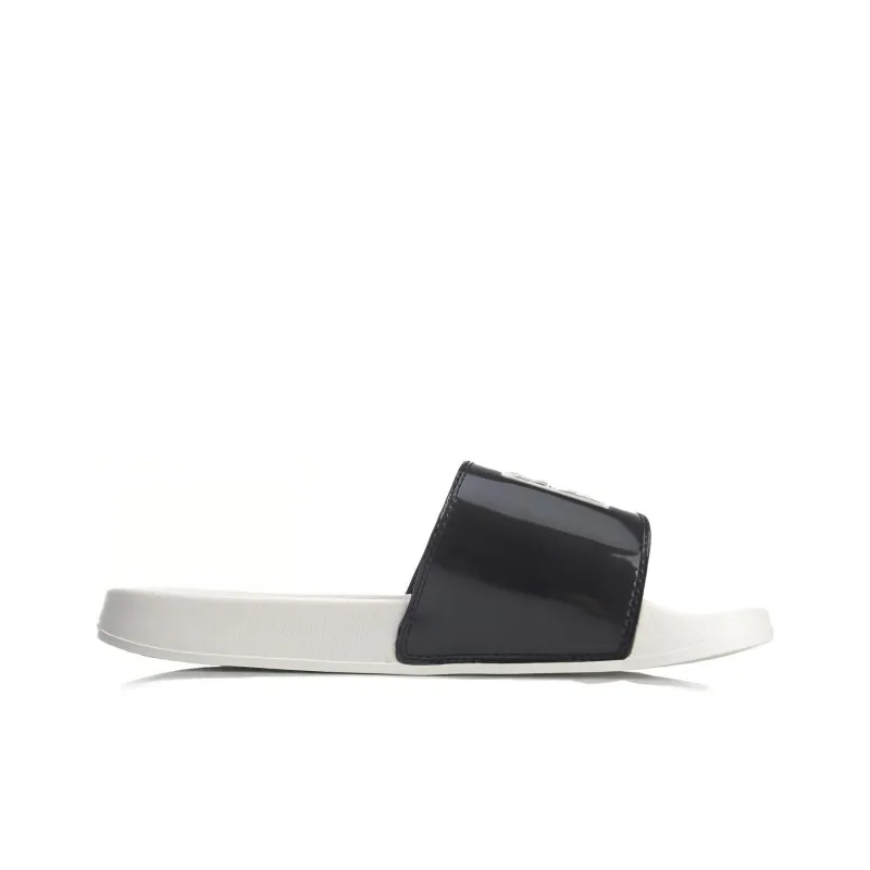 Disney x LiNing Quiet Abrasion Resistant Slide Slippers Unisex Black White-1