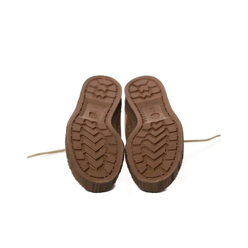 SPALWART Canvas Shoes Unisex High-Top Khaki-2