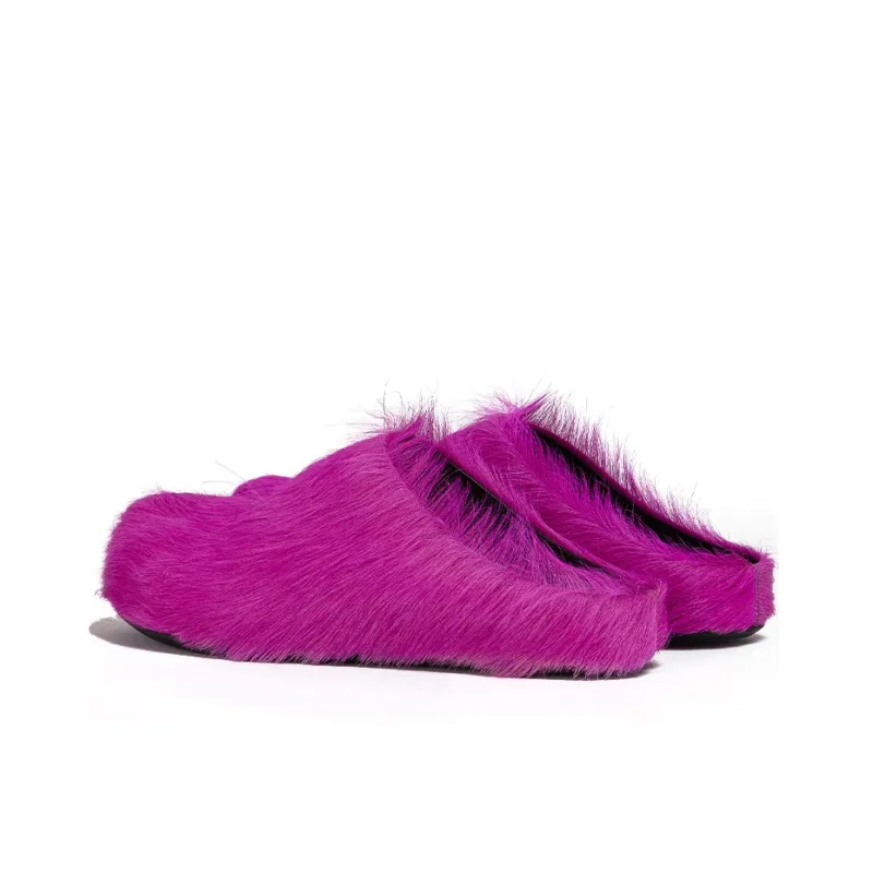MARNI Fussbett Slip On Flat Mules-2