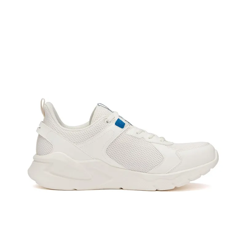 361° Shock Absorbing, Non Slip, Wear Resistant, Breathable And Lightweight Low Top Running Shoes Men's Feather White-1