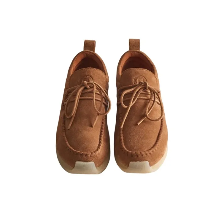 Ronnie Fieg x Clarks Maycliffe Collaboration Cushioning Wear-Resistant Low-Top Sports Casual Shoes Men's Chestnut-3