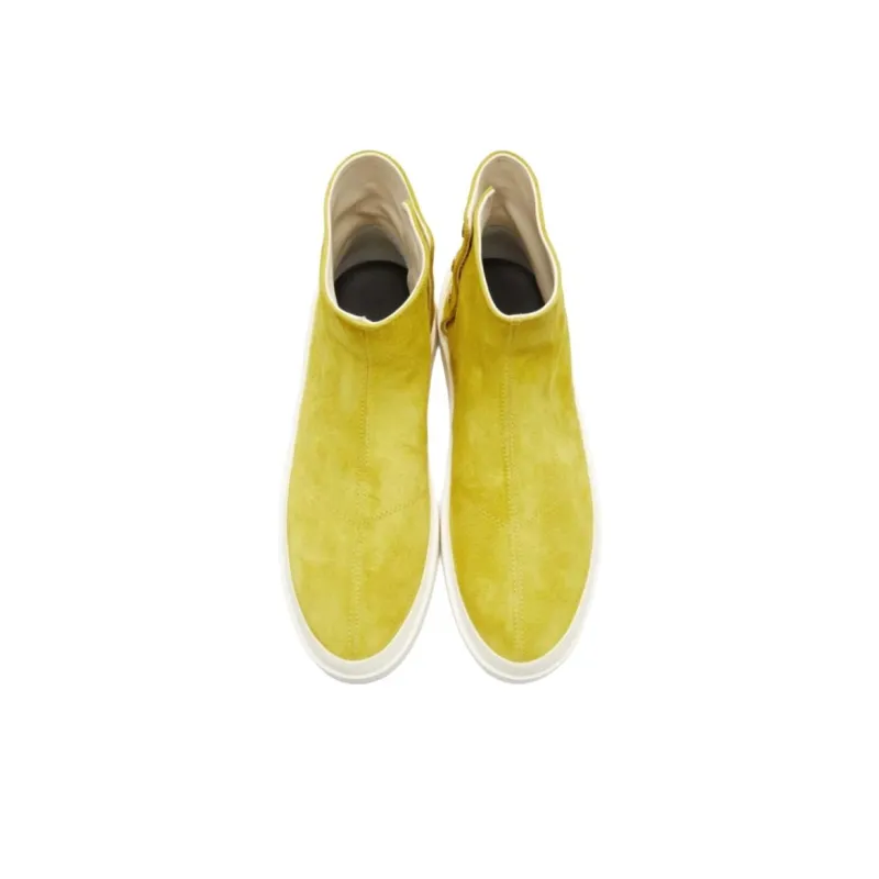 Fear Of God High Top Casual Shoes Unisex Yellow-3