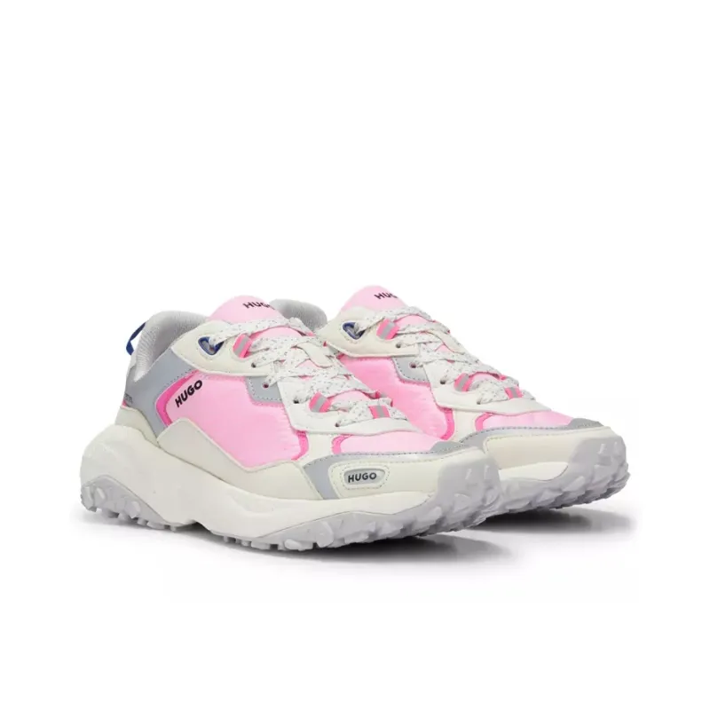 HUGO BOSS Slip-Resistant Low-Top Sports Casual Shoes Women's Light Pink-2