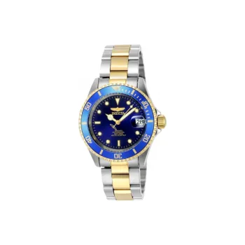 INVICTA Wrist Watch Automatic Mechanical Movement Stainless Steel Strap 40mm Blue Dial Men's Watches
