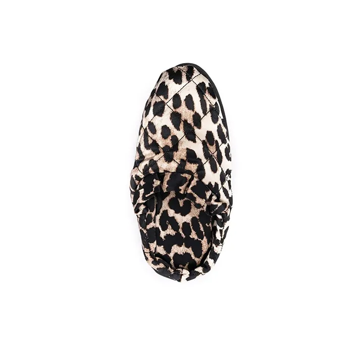 GANNI Leopard-print Slippers-4
