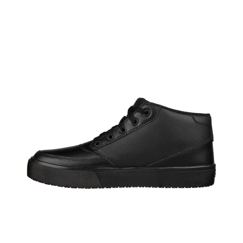 Skechers Skateboard Shoes Men Mid Top Black-0