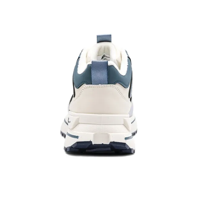 Warrior Chunky Sneakers Unisex Beige Blue-3