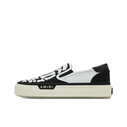 AMIRI Skel Top Slip-On 'Black White'