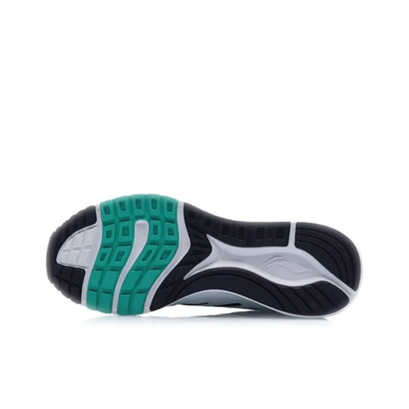 LiNing Cushioning Low-Top Running Shoes Men's White Green-4