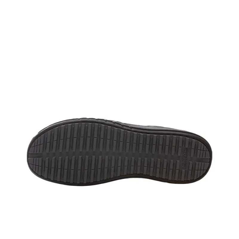 LiNing River Trekking Cushioning, Slip Resistant, And Abrasion Resistant Low Top Casual Shoes Unisex Black-4
