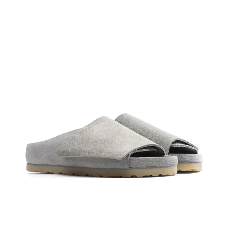 Birkenstock X Fear Of God Los Feliz Suede Leather Narrow Fit Sandals 'Cement'-1