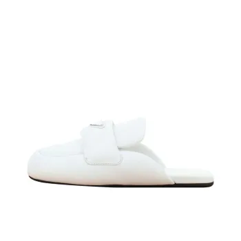 PRADA Closed Toe Slippers Women's White