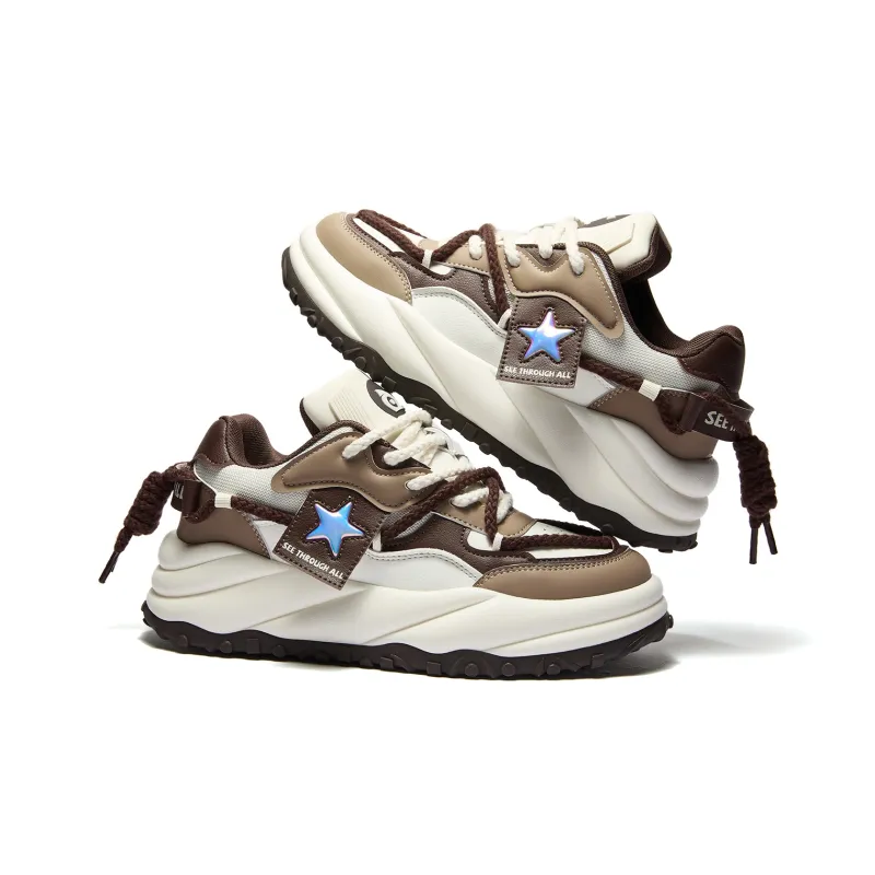 RIFUGIO VO' Cushioning Height Increasing Abrasion Resistant Low Top Skateboard Shoes Unisex-8