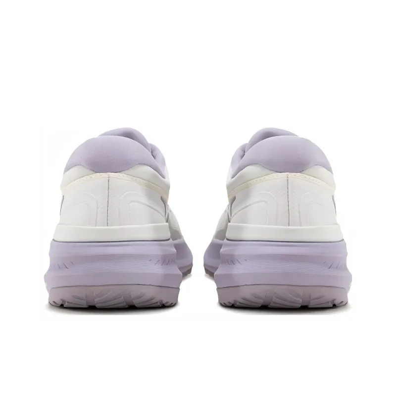 Saucony Puff Anti Slip Wear Resistant Low Top Running Shoes Women's White Purple-3