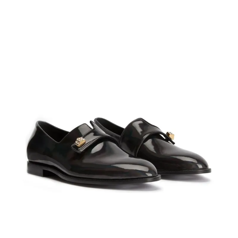 giuseppe zanotti Marty Patent Leather Loafers-2