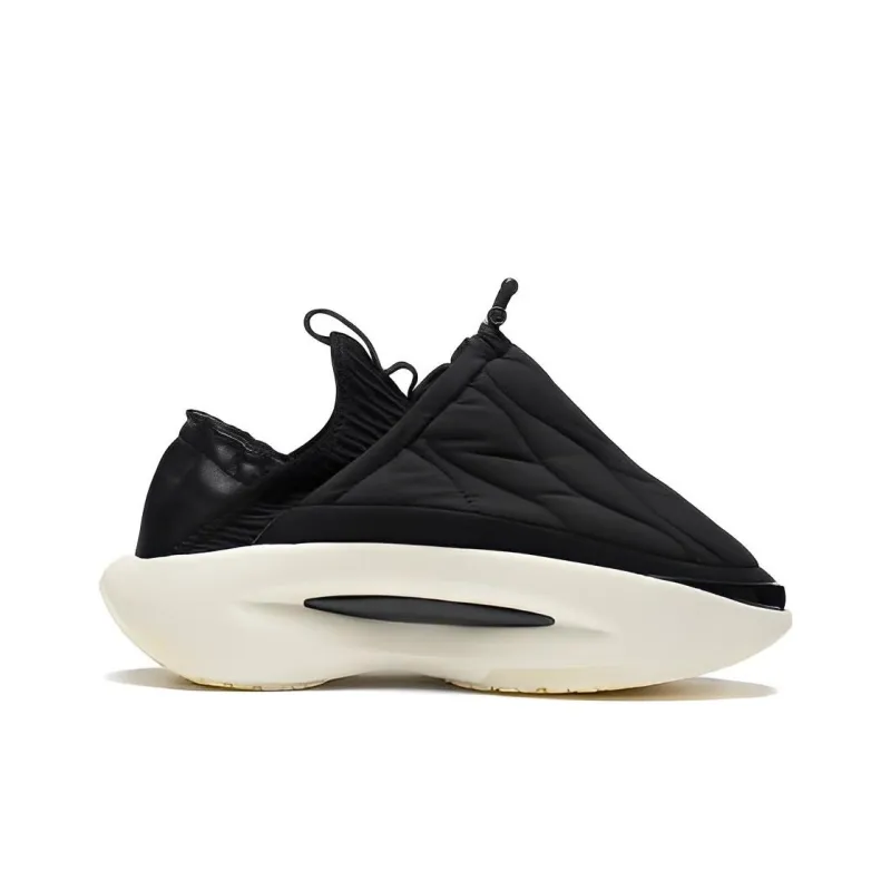 LiNing Cloud Travel Fluffy Cushioning Wear Resistant Lightweight Rebound Low Top Sports Casual Shoes Men's Black-1